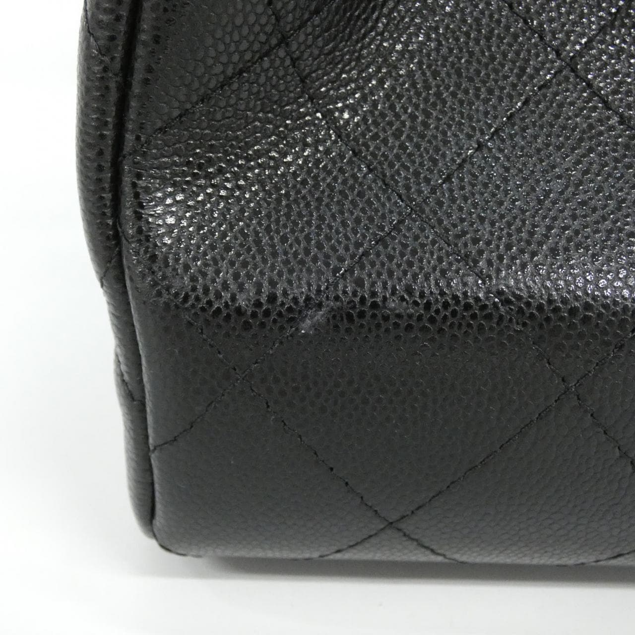 CHANEL 91046 Bag Grained Calfskin Black Grained Calfskin - Thumbnail 6