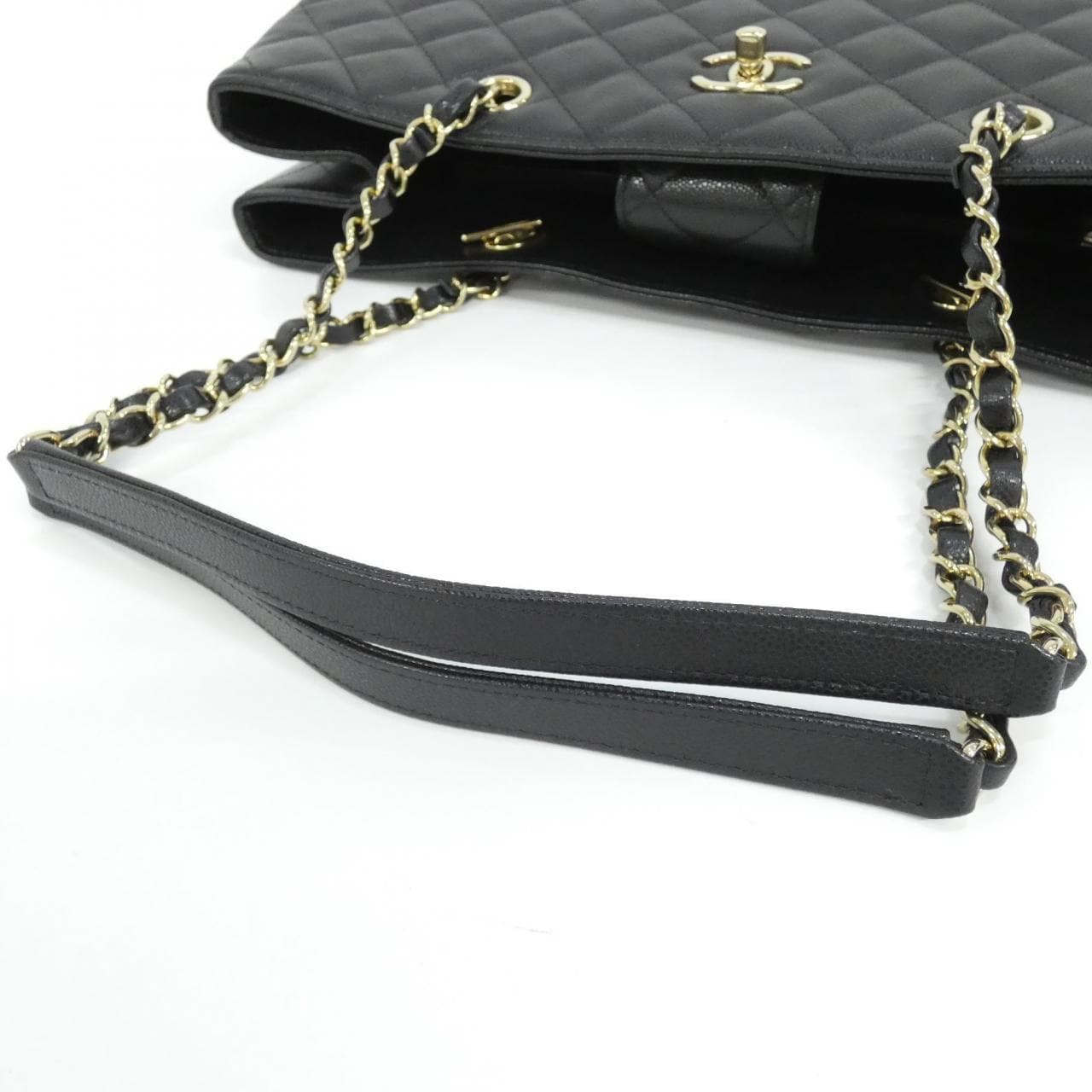 CHANEL 91046 Bag Grained Calfskin Black Grained Calfskin - Thumbnail 7