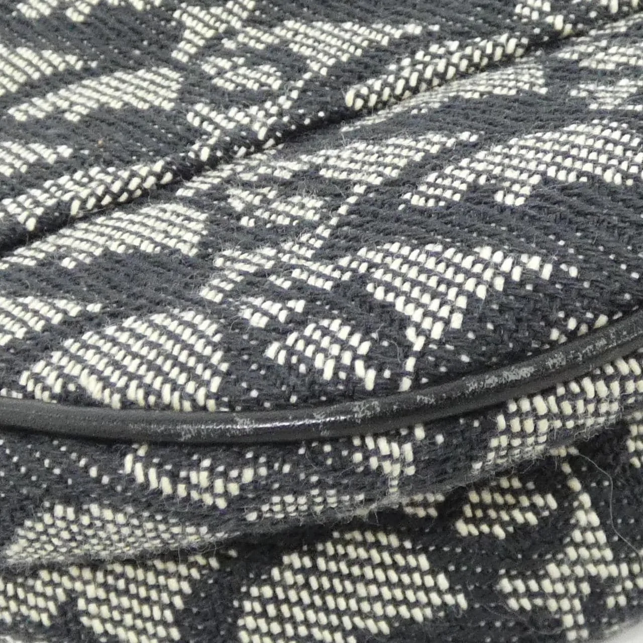 DIOR Lady D-Lite SLO44012 Shoulder Canvas 黑色 帆布 中古品A - 縮圖 3