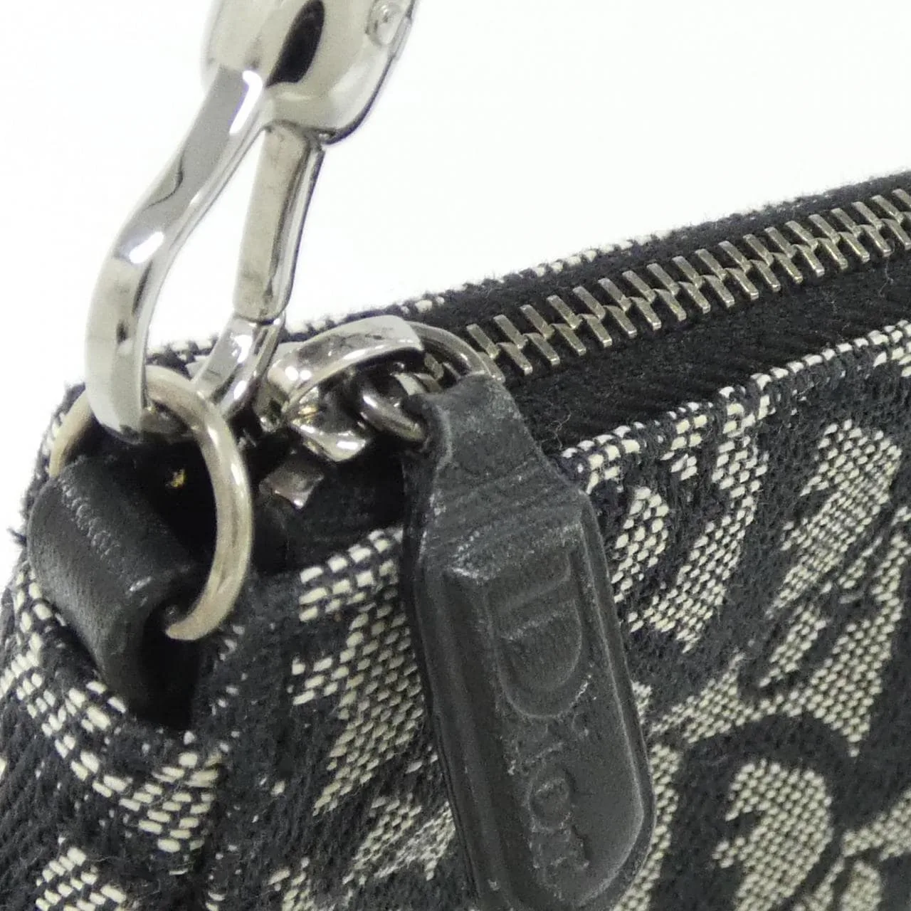 DIOR Lady D-Lite SLO44012 Shoulder Canvas 黑色 帆布 中古品A - 縮圖 4