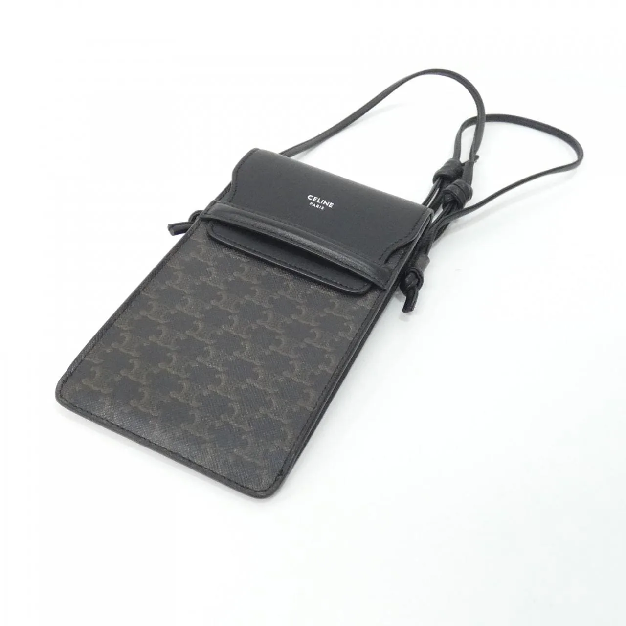 CELINE 10G332CQD Wallet Canvas Black Canvas Rank A - Thumbnail 3