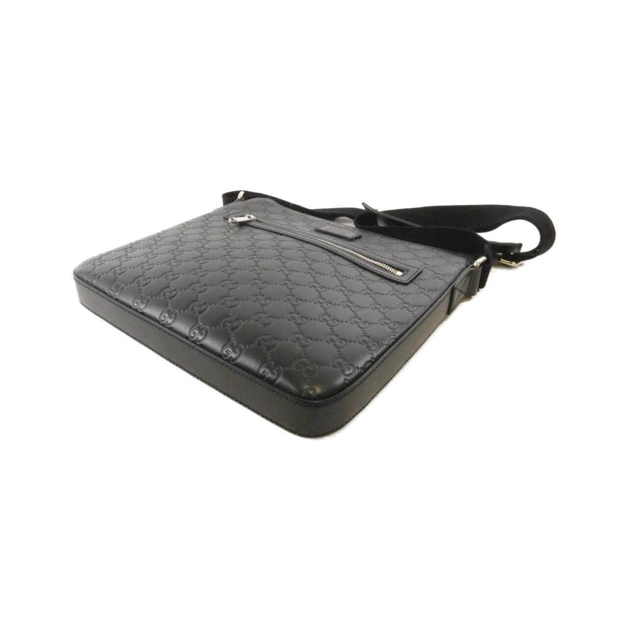 GUCCI 406408 CWCBN Shoulder Leather 黑色 皮革 中古品A - 縮圖 3