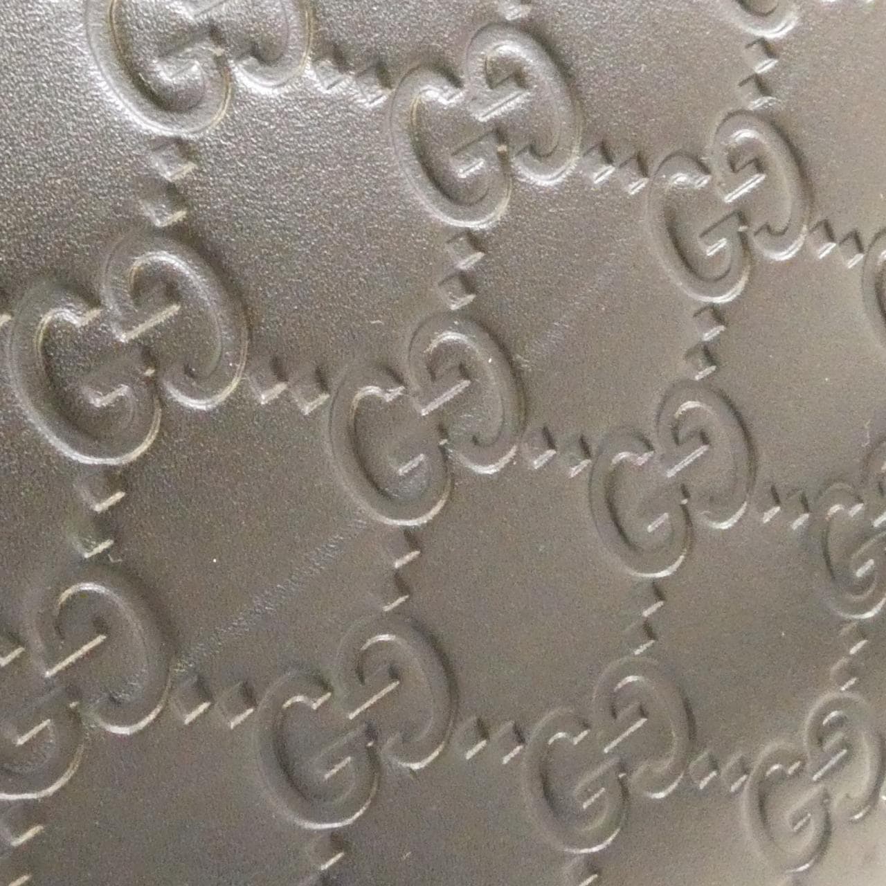 GUCCI 406408 CWCBN Shoulder Leather 黑色 皮革 中古品A - 縮圖 5