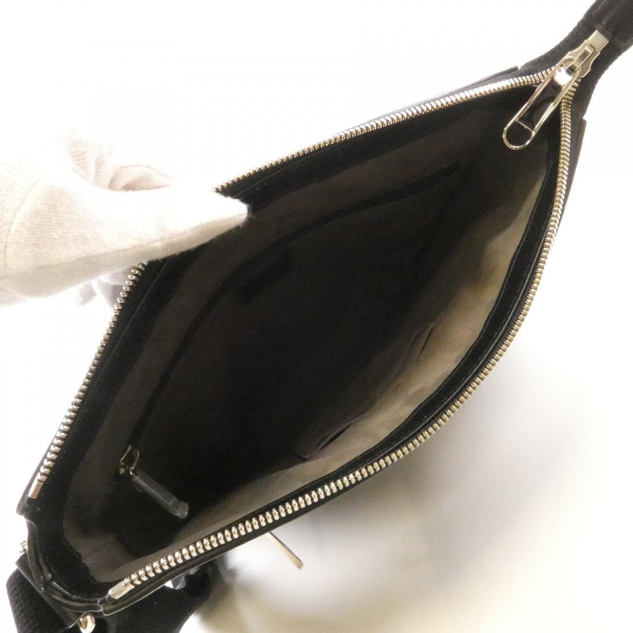 GUCCI 406408 CWCBN Shoulder Leather 黑色 皮革 中古品A - 縮圖 8