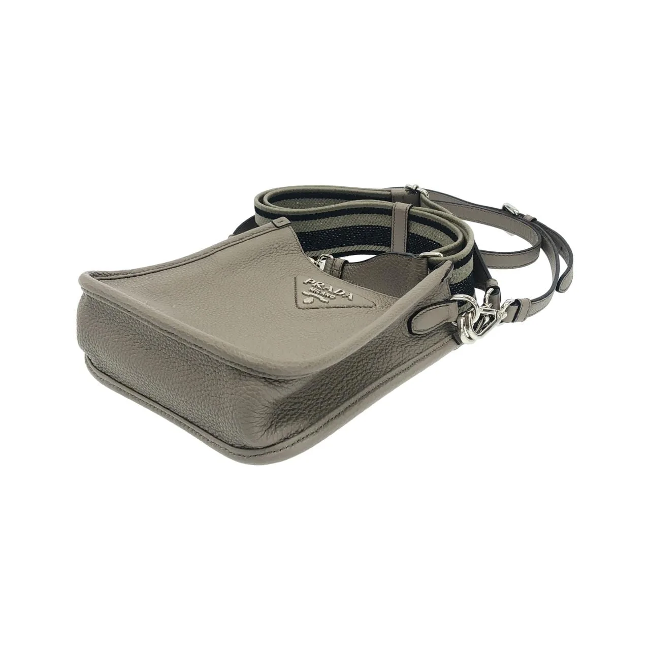 PRADA 1BH191 Shoulder 黑色 中古品A - 縮圖 3
