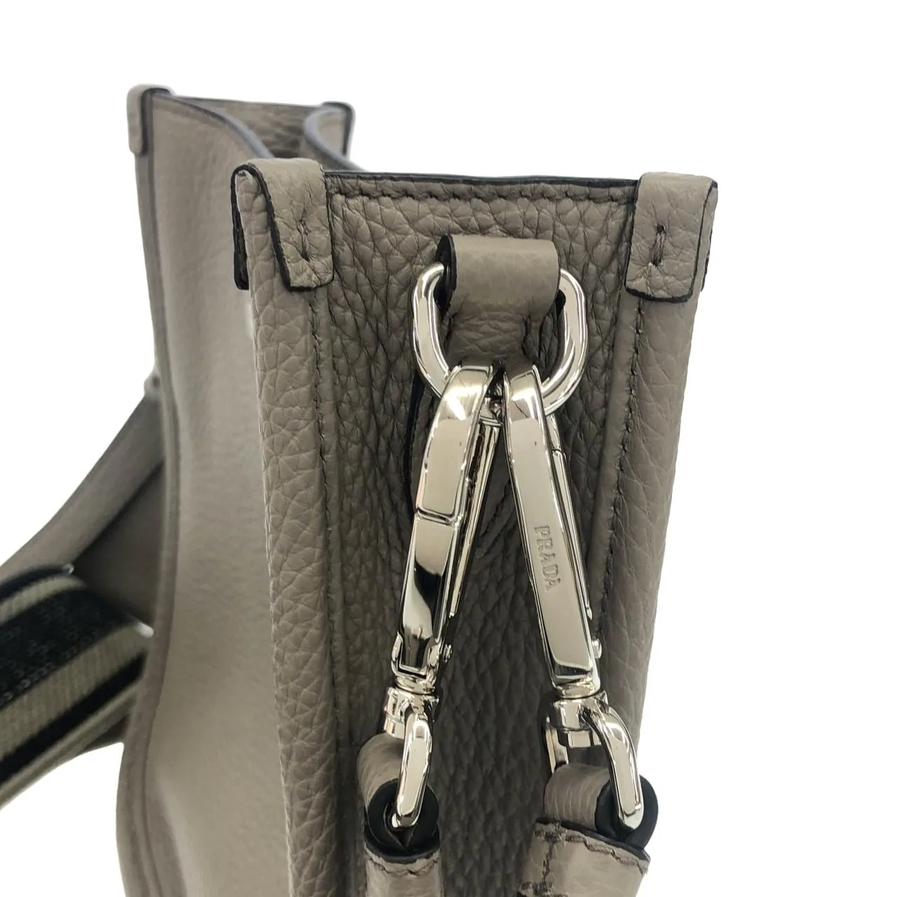 PRADA 1BH191 Shoulder 黑色 中古品A - 縮圖 5