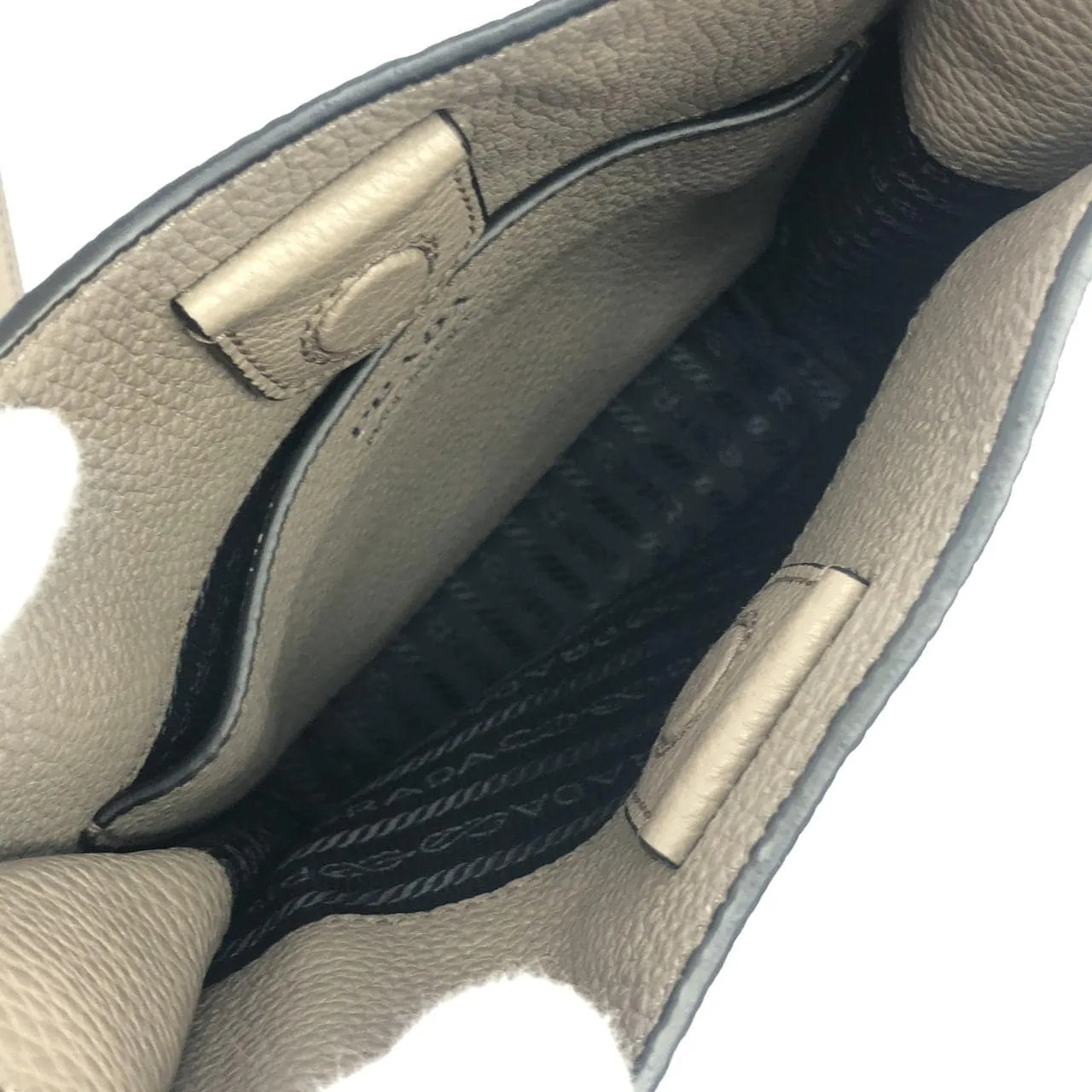 PRADA 1BH191 Shoulder 黑色 中古品A - 縮圖 8