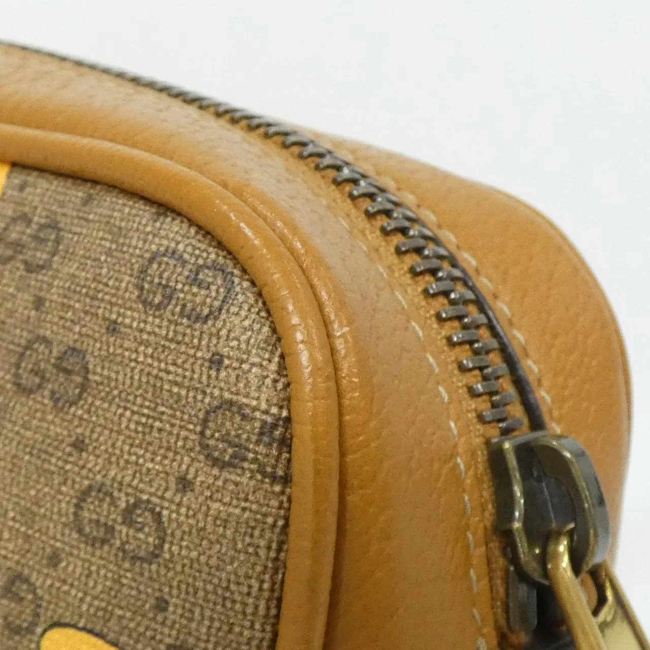 GUCCI Horsebit 1955 602536 HWUBM Shoulder Leather 黑色 皮革 中古品A - 縮圖 4