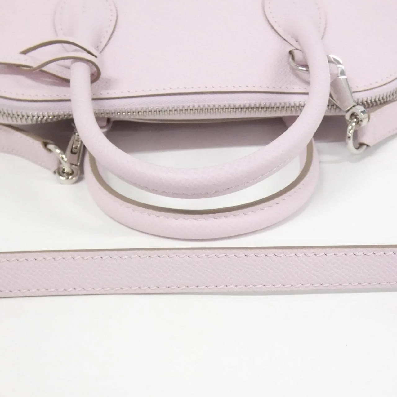 HERMES Handbag Epsom White Epsom Leather - Thumbnail 4