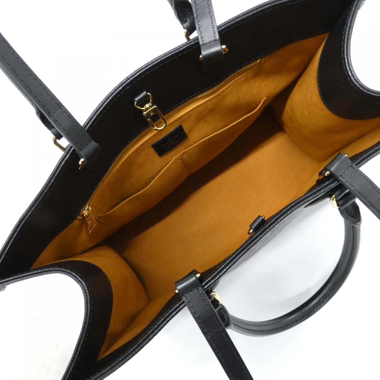 LOUIS VUITTON OnTheGo M44925 Bag Monogram 黑色 Monogram 中古品A - 縮圖 7