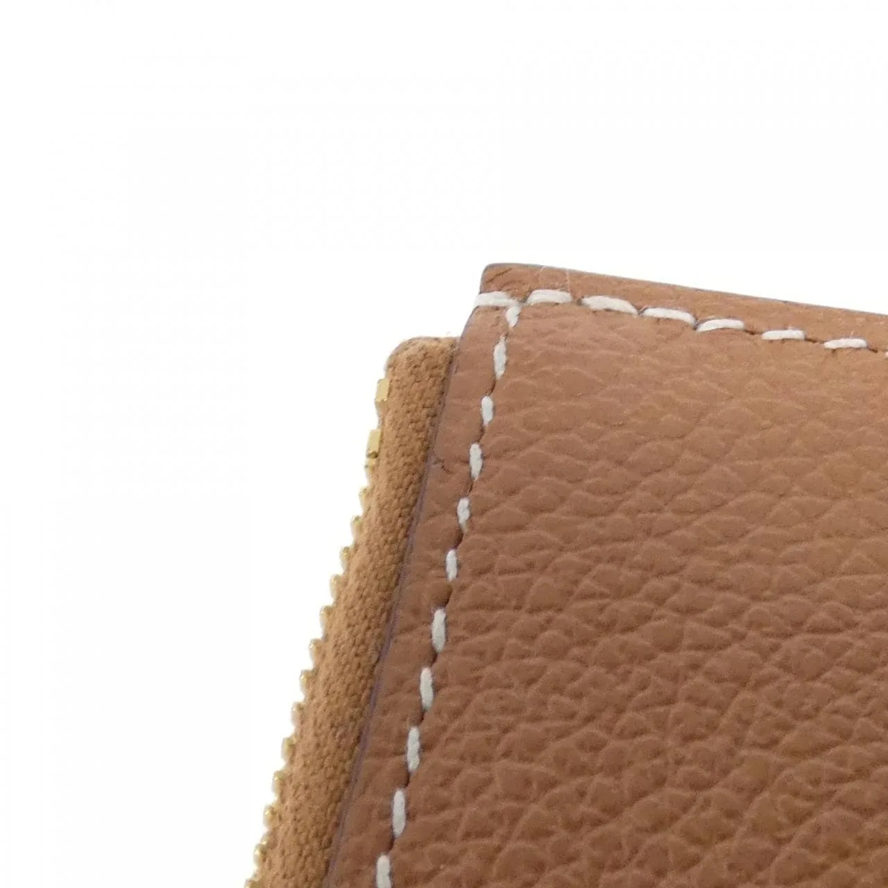 HERMES 086311CC Card Case 金色 中古品A - 縮圖 4