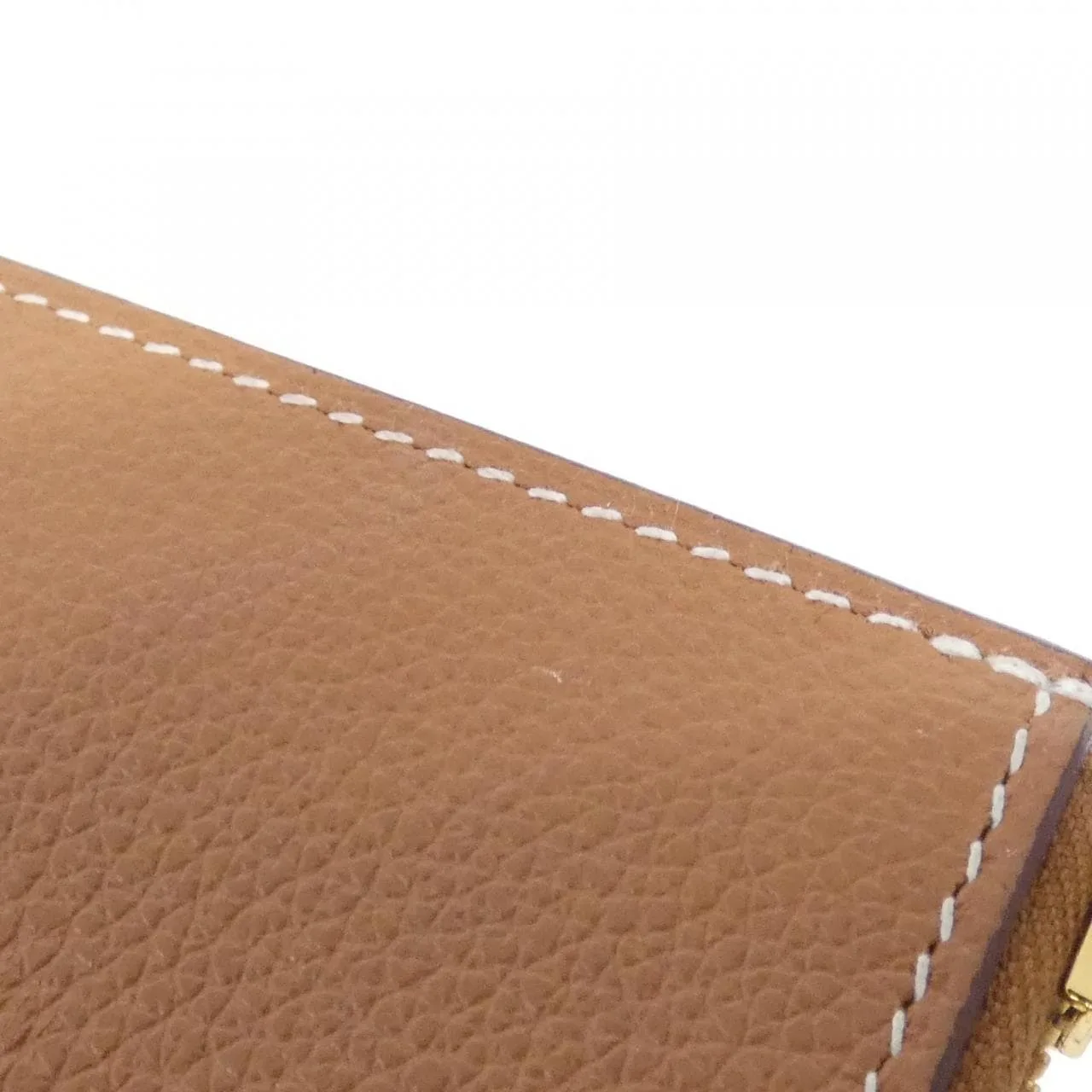 HERMES 086311CC Card Case 金色 中古品A - 縮圖 5