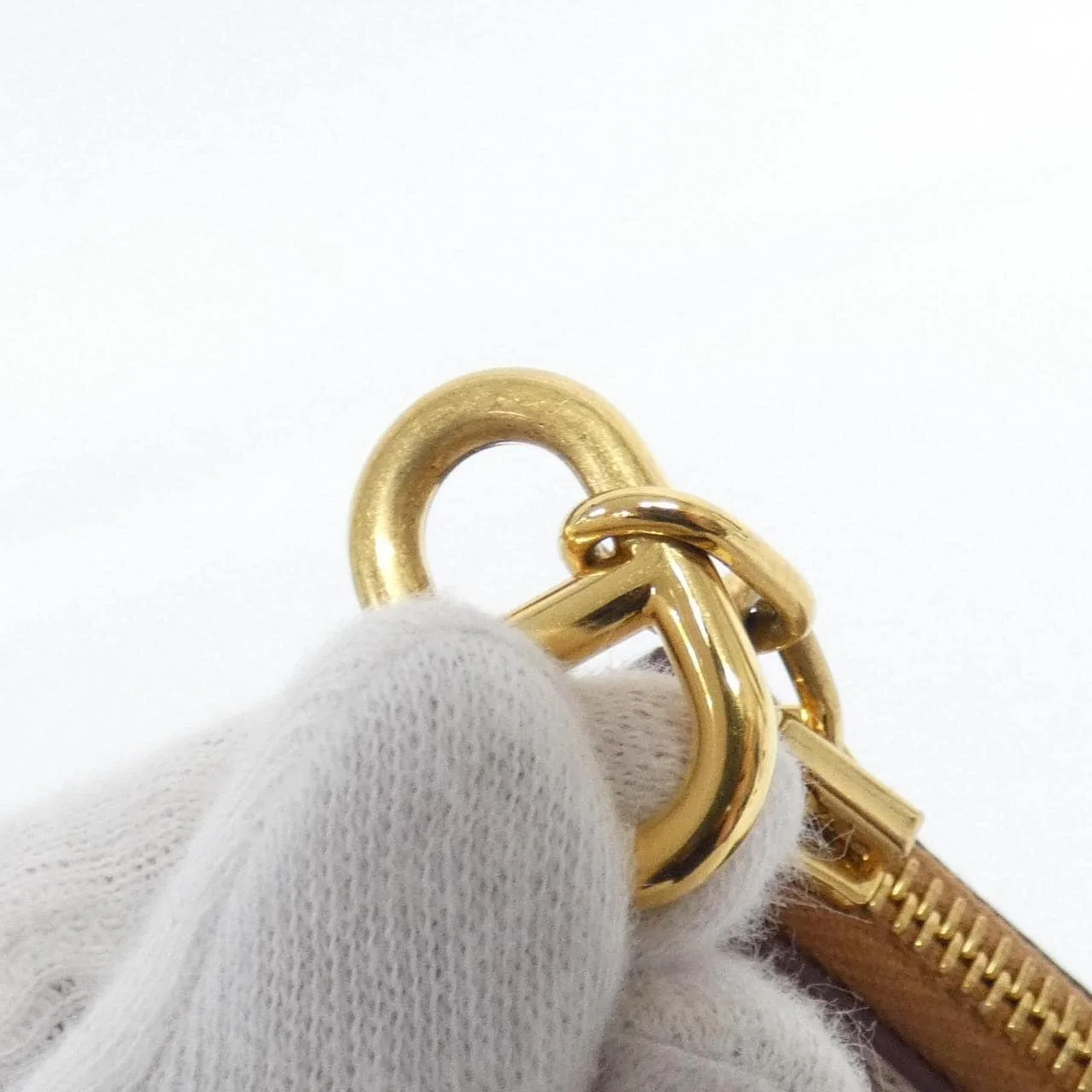 HERMES 086311CC Card Case 金色 中古品A - 縮圖 7