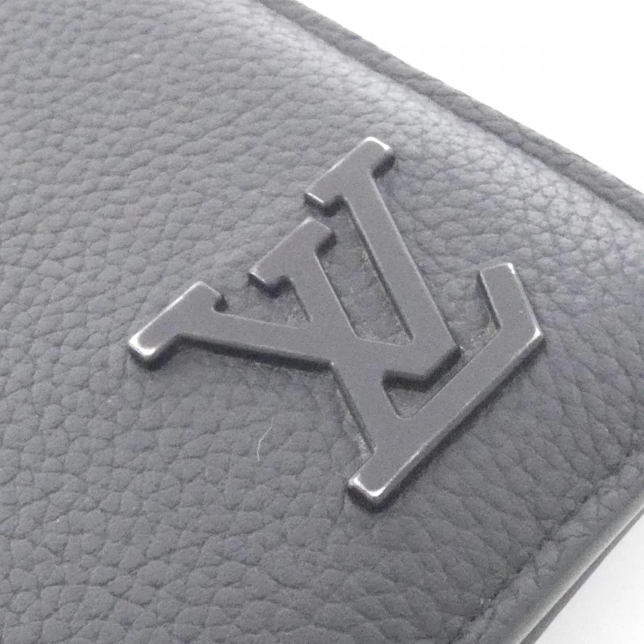 LOUIS VUITTON M81742 Wallet Lambskin Black Lambskin Rank B - Thumbnail 3