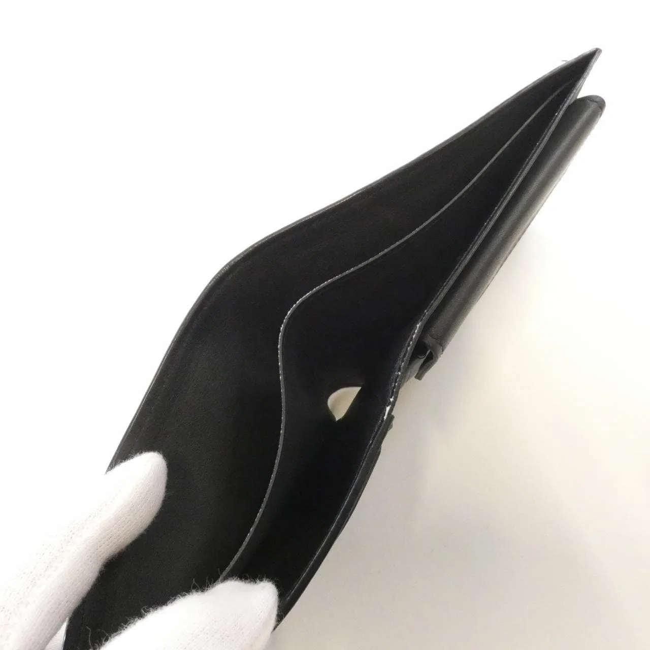 LOUIS VUITTON M81742 Wallet Lambskin Black Lambskin Rank B - Thumbnail 5