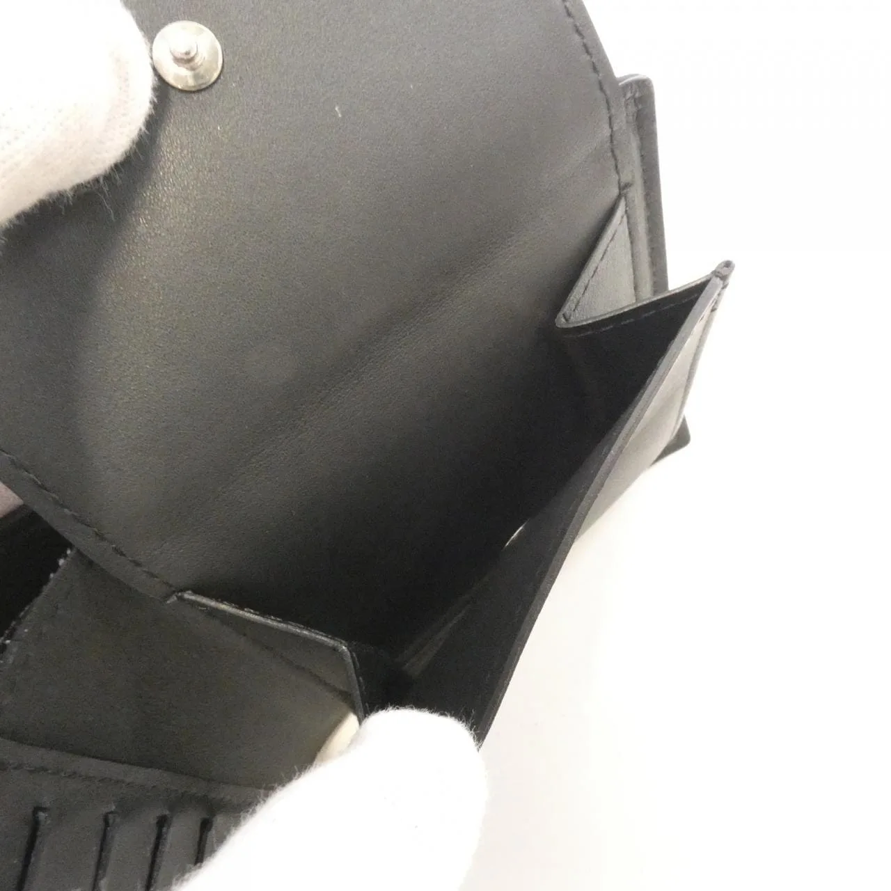 LOUIS VUITTON M81742 Wallet Lambskin Black Lambskin Rank B - Thumbnail 7