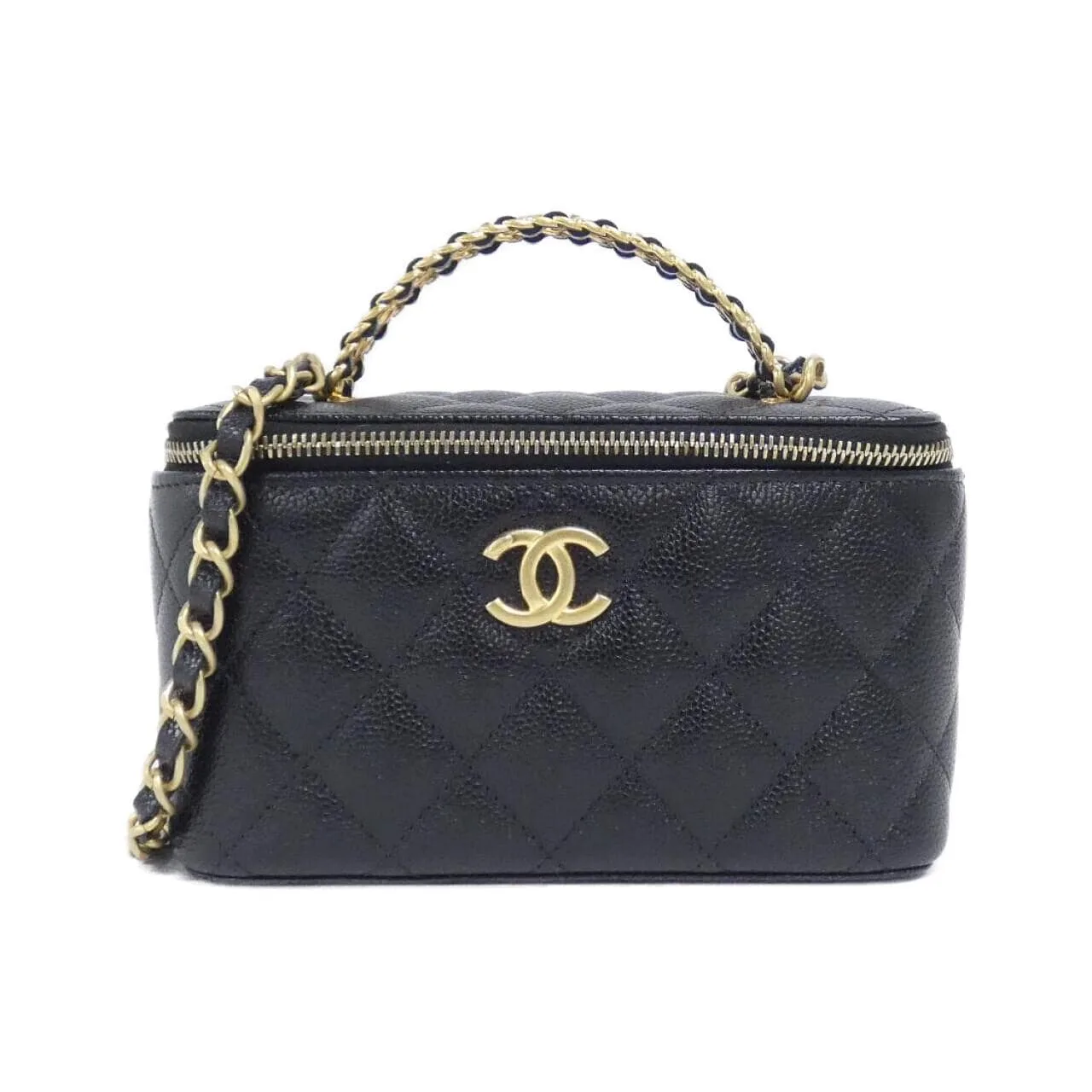 CHANEL Timeless Classic AP2805 Shoulder Grained Calfskin Black