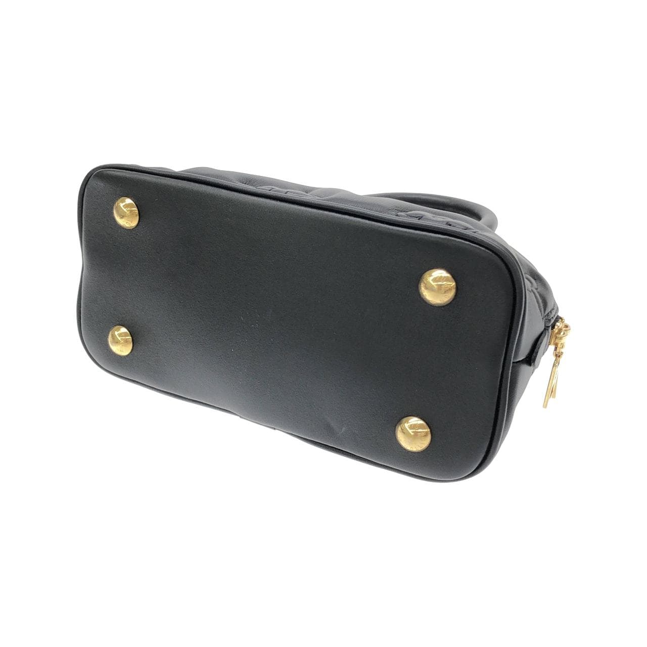 LOUIS VUITTON Alma M59793 Bag Lambskin 黑色 羊皮 中古品A - 縮圖 3