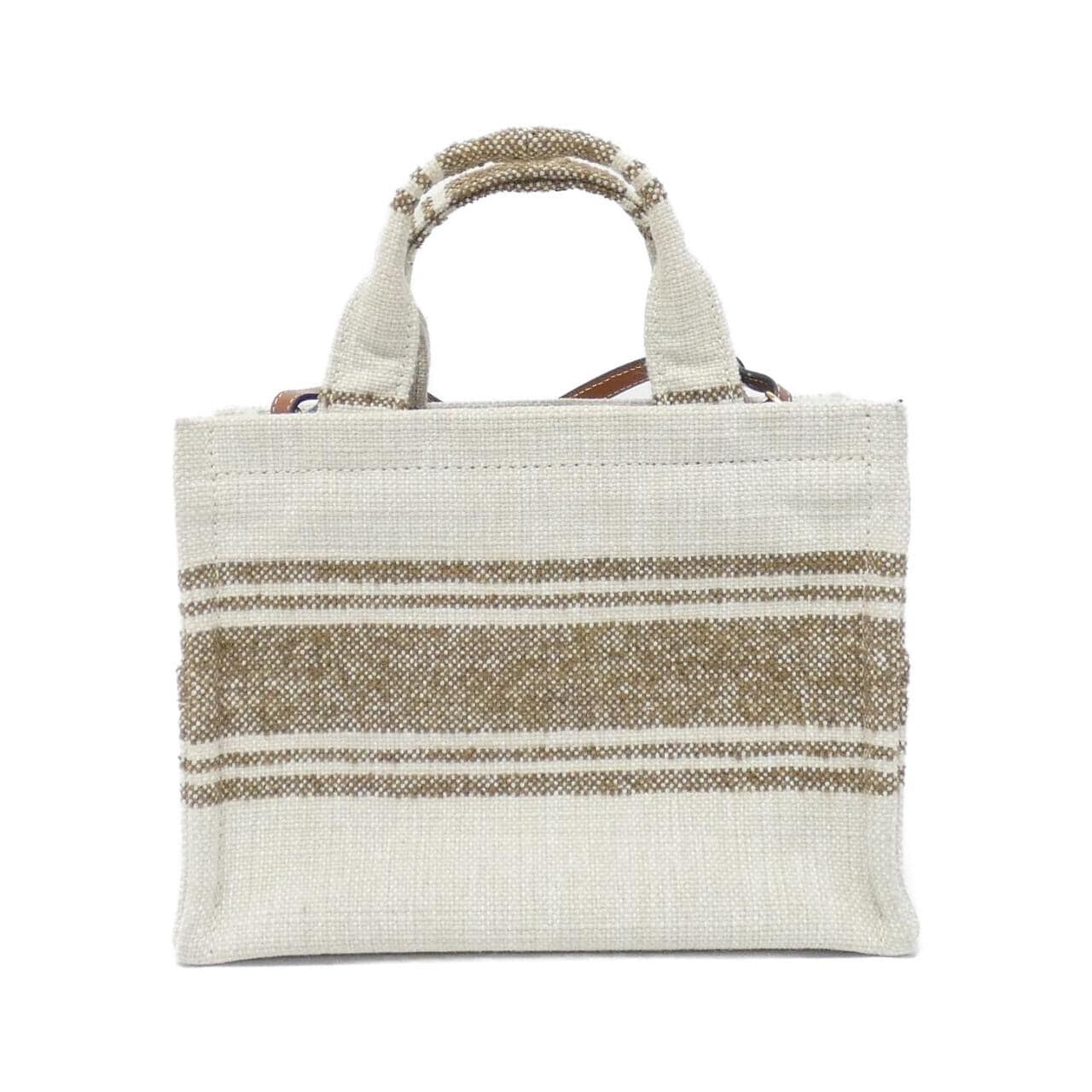 CELINE Cabas 199162EZ7 Bag Canvas 黑色 帆布 中古品A - 縮圖 2