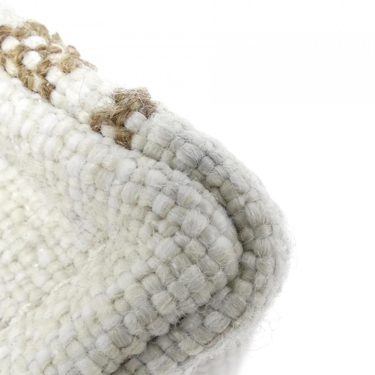 CELINE Cabas 199162EZ7 Bag Canvas 黑色 帆布 中古品A - 縮圖 3