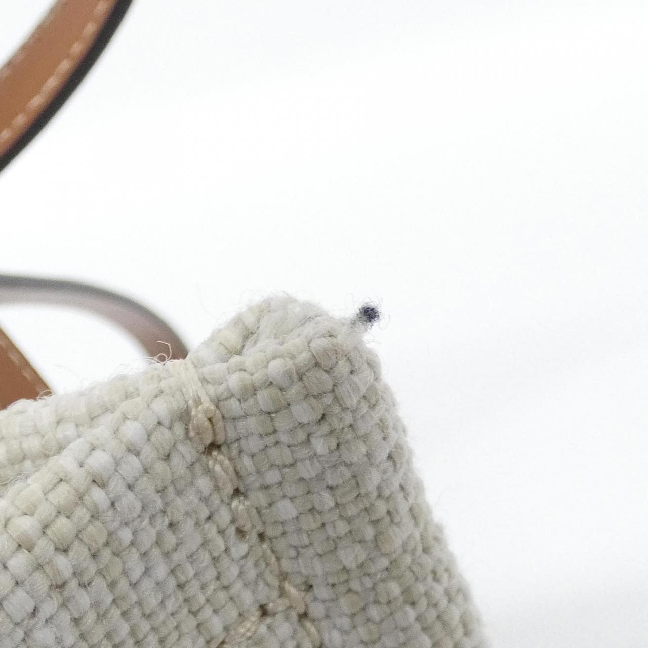 CELINE Cabas 199162EZ7 Bag Canvas 黑色 帆布 中古品A - 縮圖 6