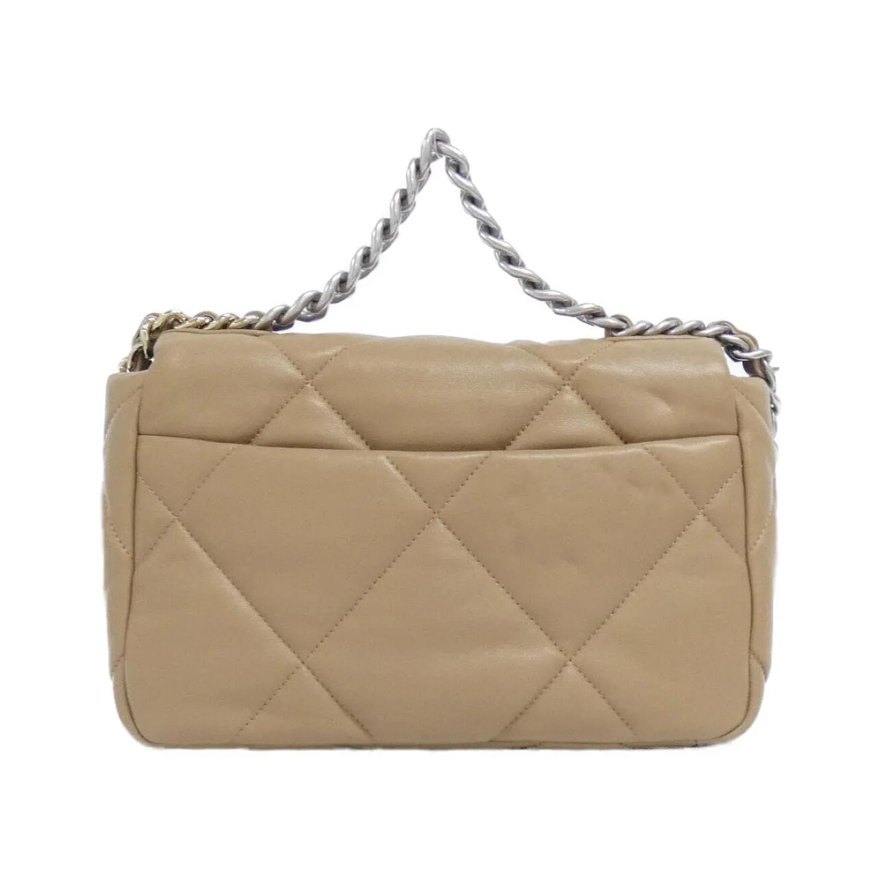 CHANEL Chanel 19 AS1160 Shoulder Lambskin 米色 羊皮 中古品A - 縮圖 2