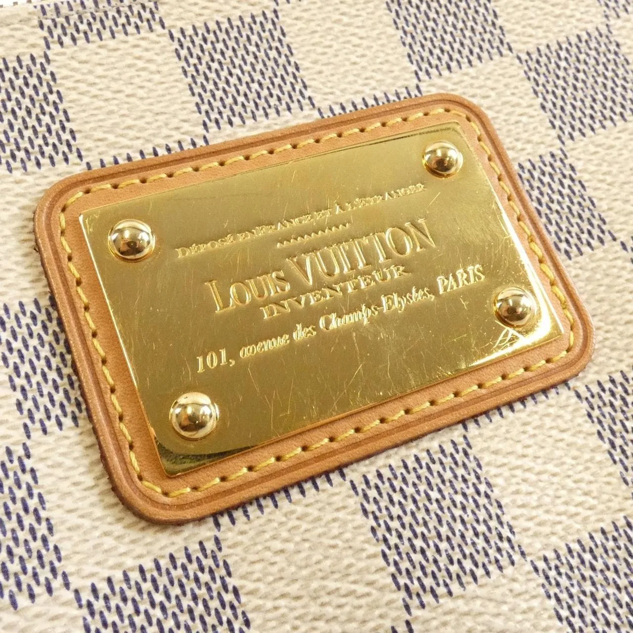 LOUIS VUITTON N55214 Shoulder Damier 黑色 Damier 中古品A - 縮圖 4