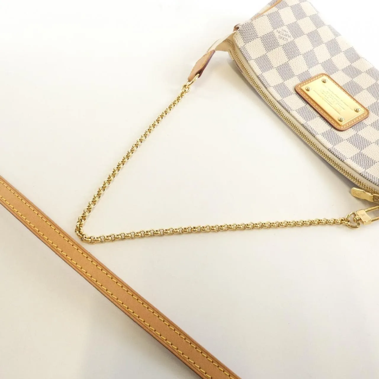 LOUIS VUITTON N55214 Shoulder Damier 黑色 Damier 中古品A - 縮圖 7