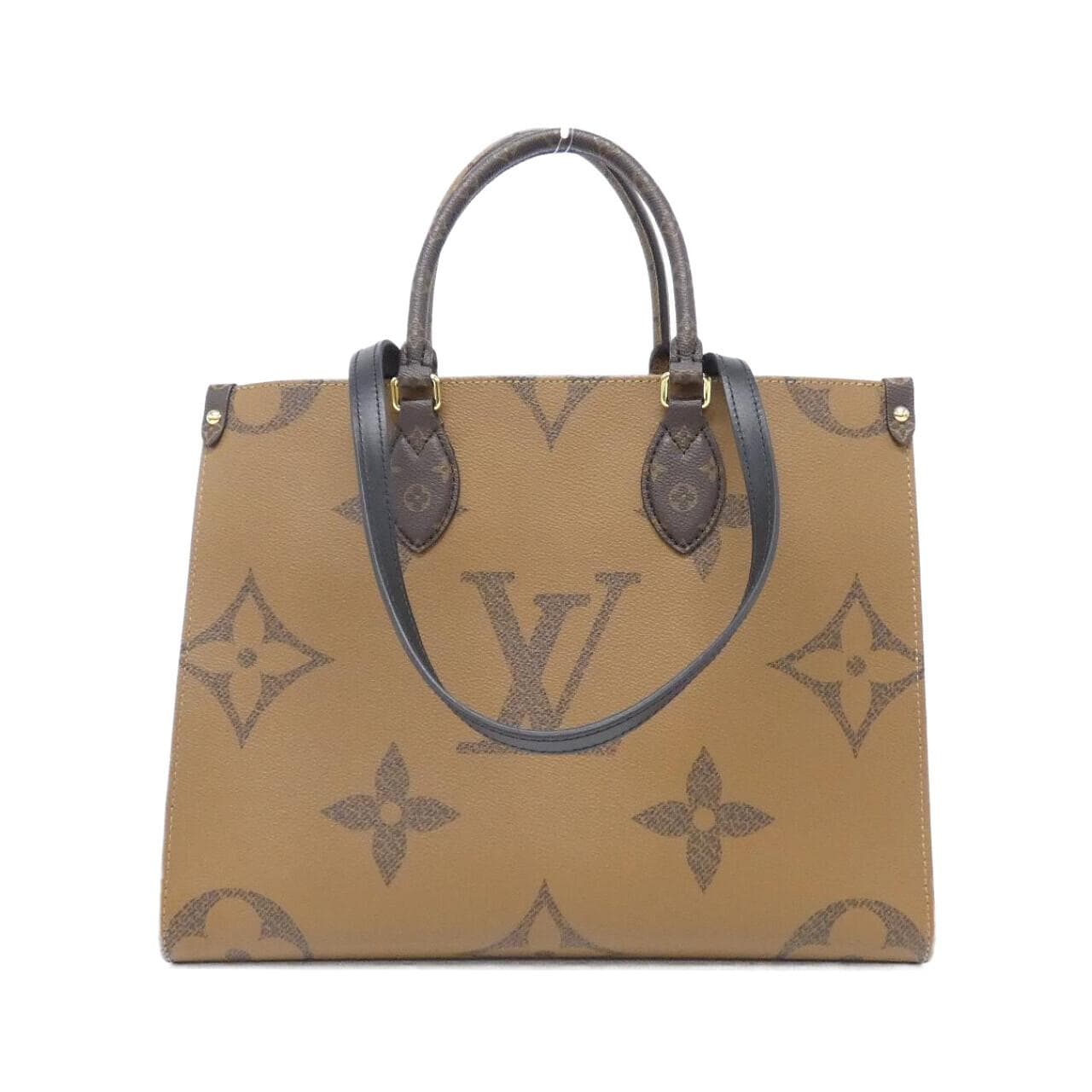 LOUIS VUITTON OnTheGo M45321 Bag Monogram 黑色 Monogram 中古品A - 縮圖 2