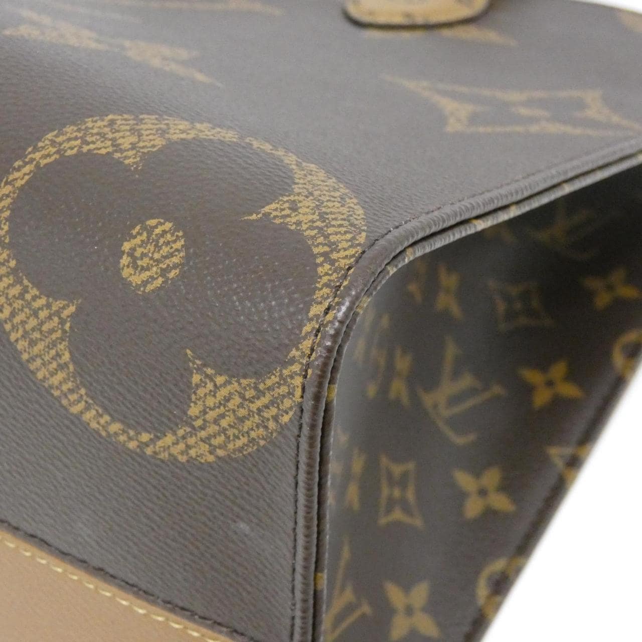 LOUIS VUITTON OnTheGo M45321 Bag Monogram 黑色 Monogram 中古品A - 縮圖 3