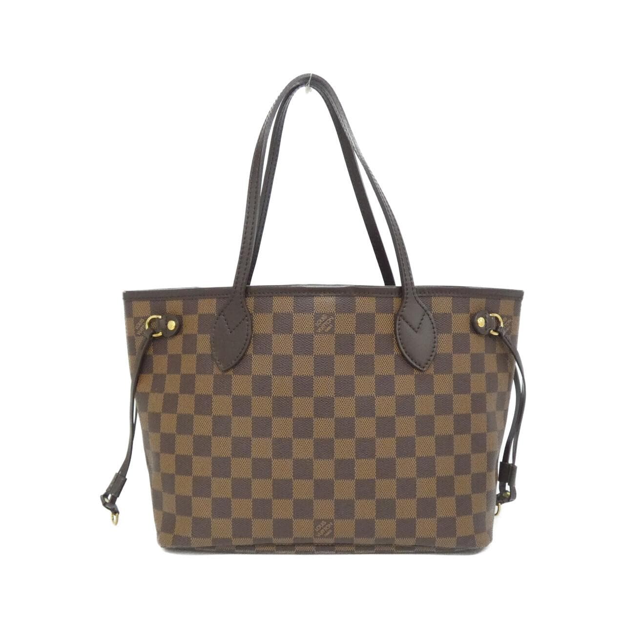LOUIS VUITTON Neverfull N51109 Tote Damier Black