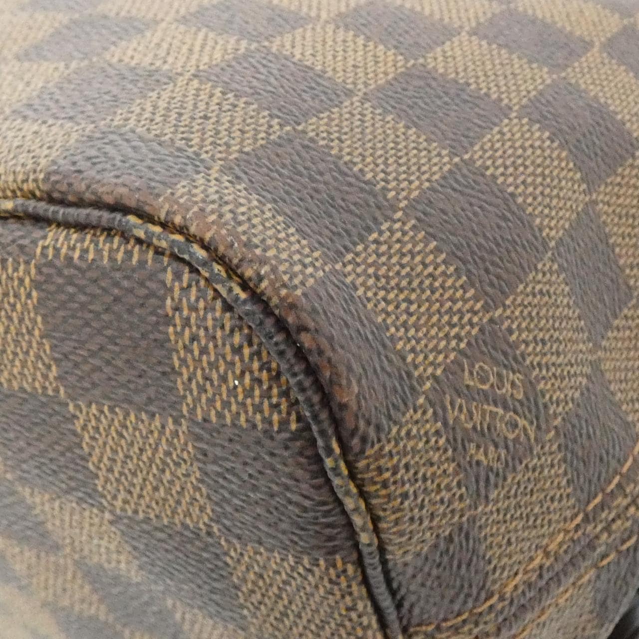 LOUIS VUITTON Neverfull N51109 Tote Damier 黑色 Damier 中古品A - 縮圖 2