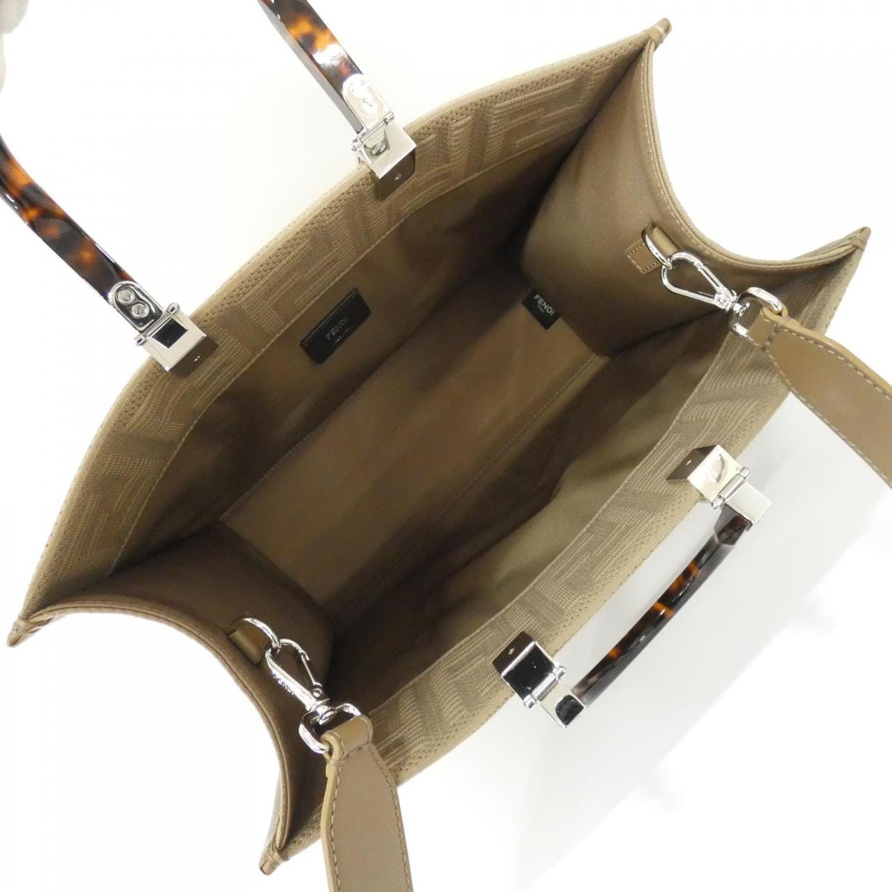 FENDI Sunshine Shopper 8BH386 AHWC Bag 黑色 中古品A - 縮圖 4