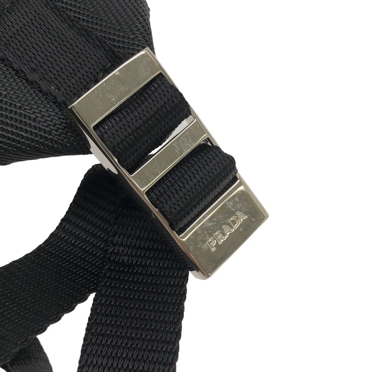 PRADA V136 Backpack 銀色 中古品A - 縮圖 6