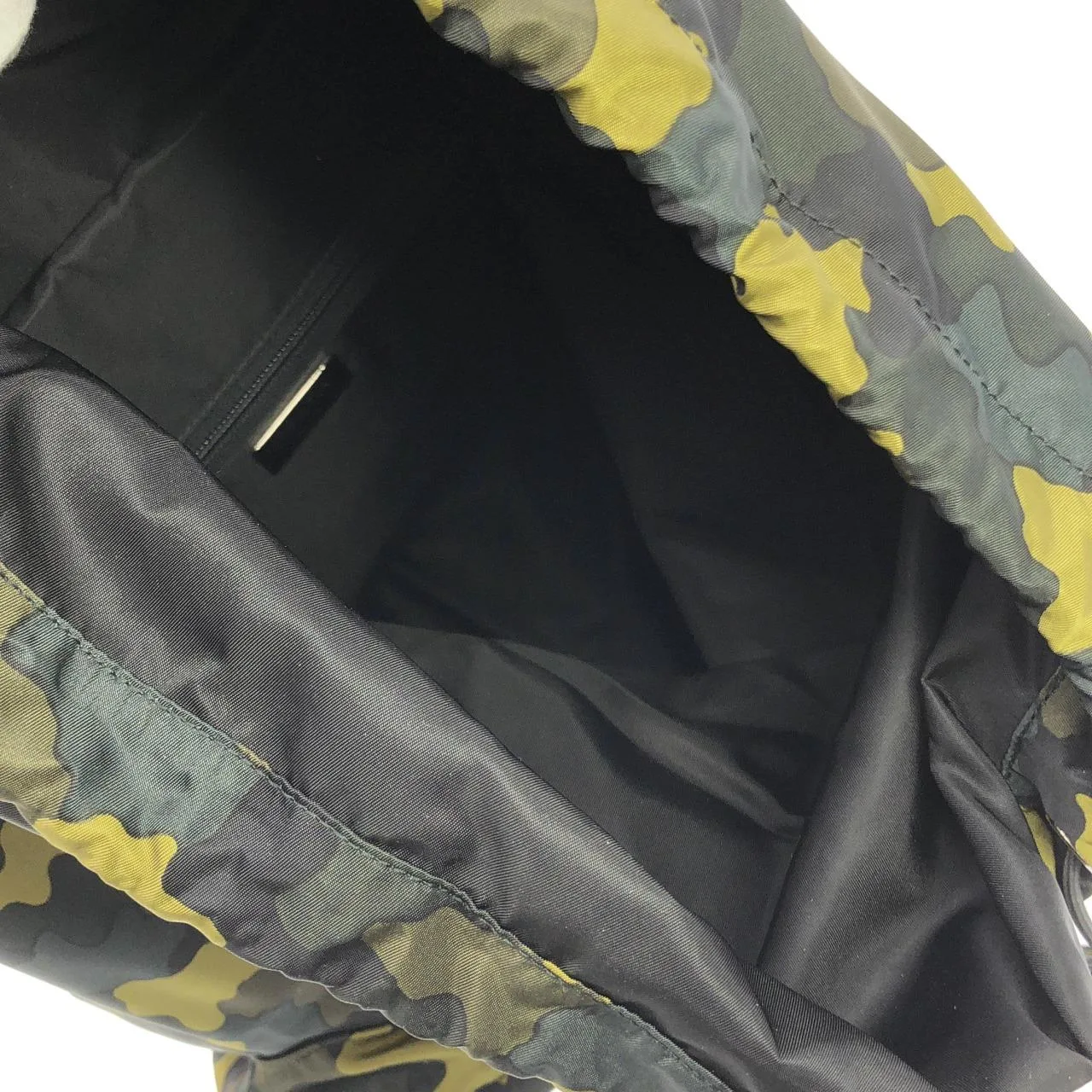 PRADA V136 Backpack 銀色 中古品A - 縮圖 8