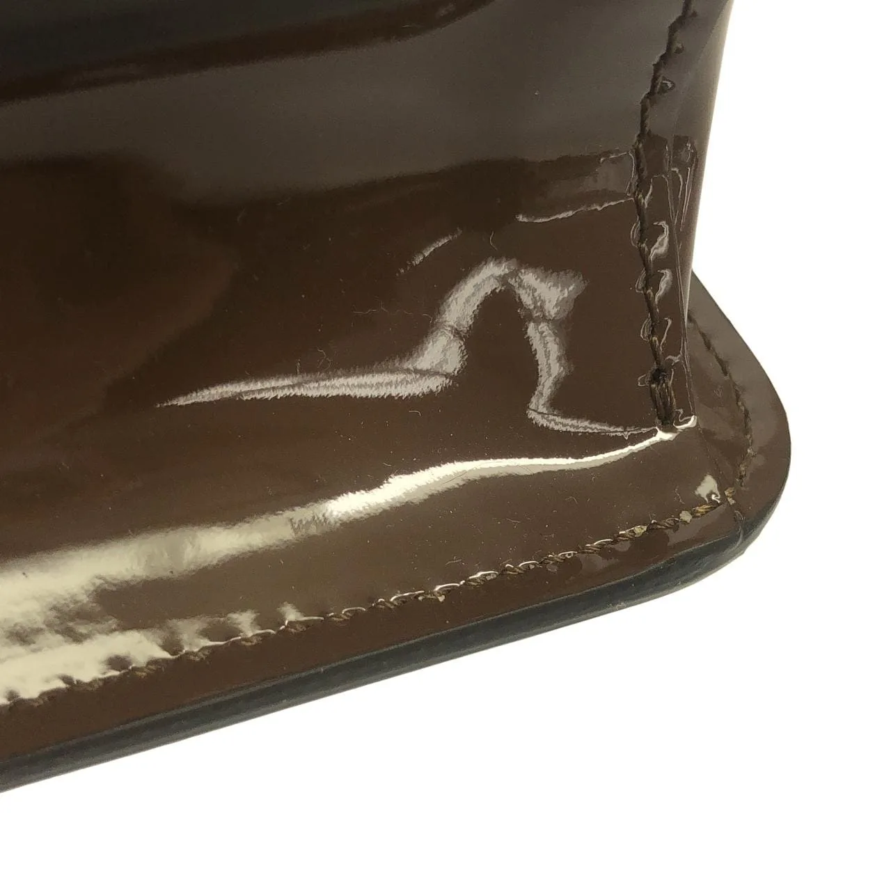 FENDI 8BT317 A5AU Shoulder Patent Leather 黑色 漆皮 中古品A - 縮圖 3