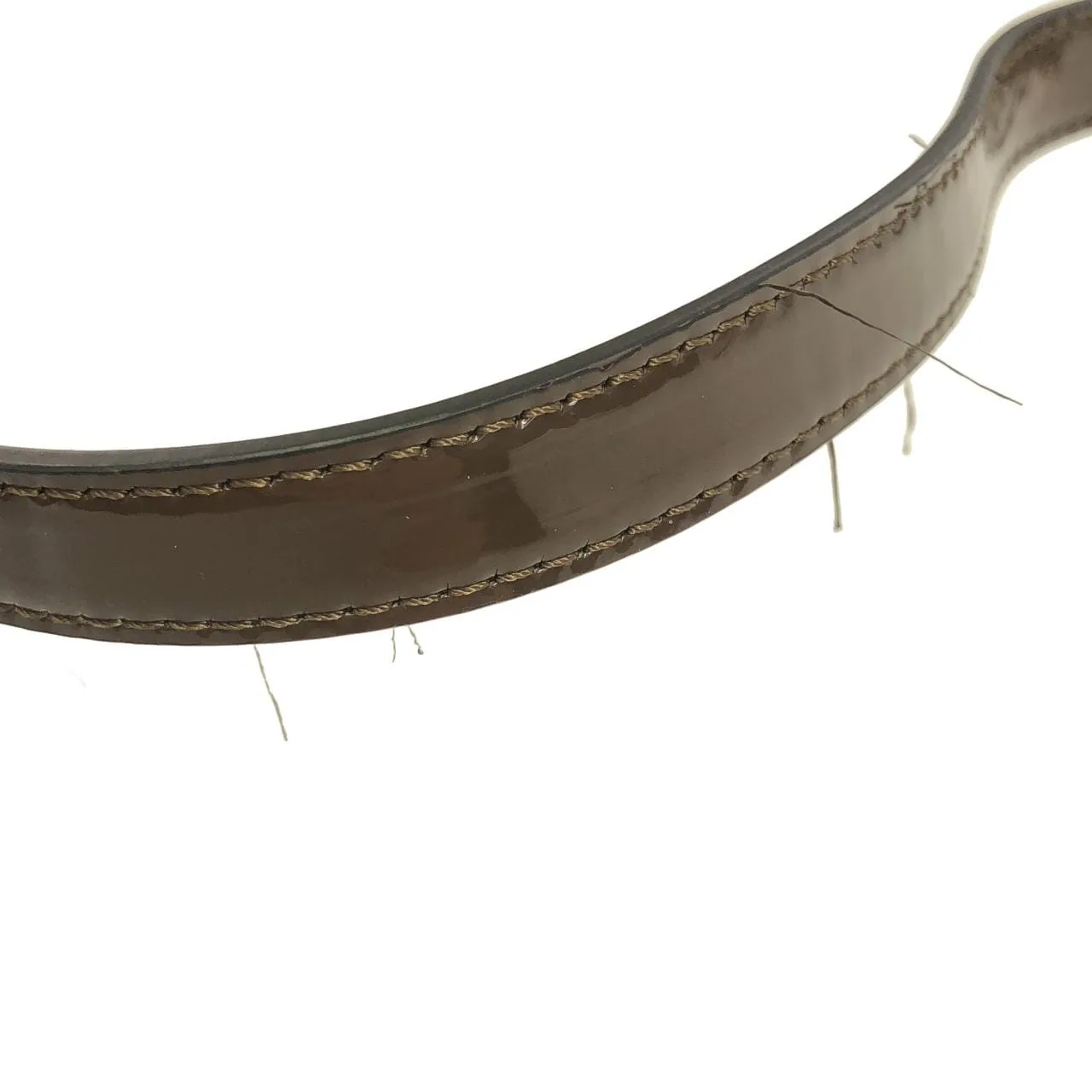 FENDI 8BT317 A5AU Shoulder Patent Leather 黑色 漆皮 中古品A - 縮圖 7