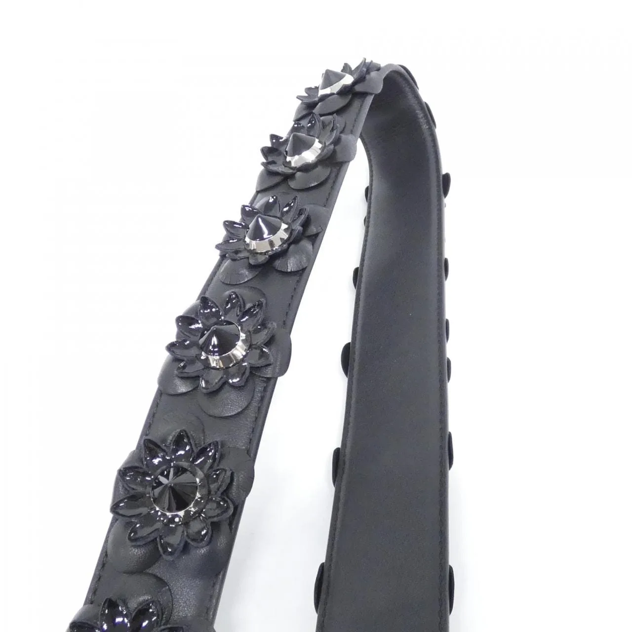 FENDI 8AV077 7JF Wallet Leather Black Leather Rank A - Thumbnail 2