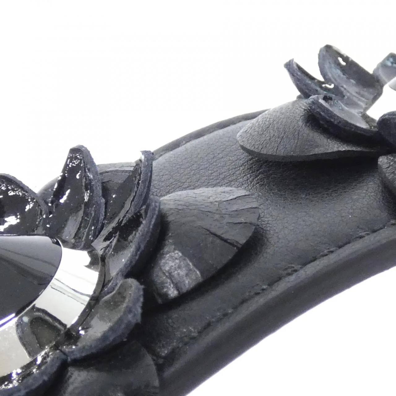 FENDI 8AV077 7JF Wallet Leather Black Leather Rank A - Thumbnail 4