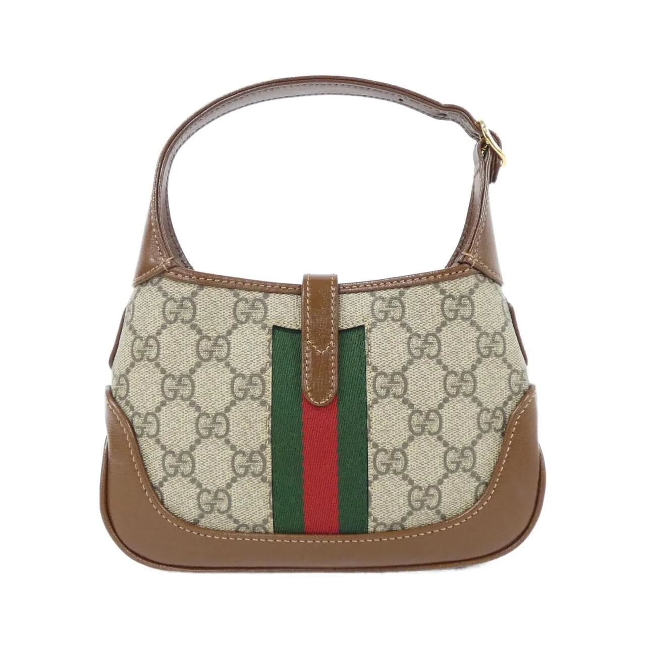 GUCCI Jackie 637092 HUHHG Handbag Canvas Black Canvas - Thumbnail 2