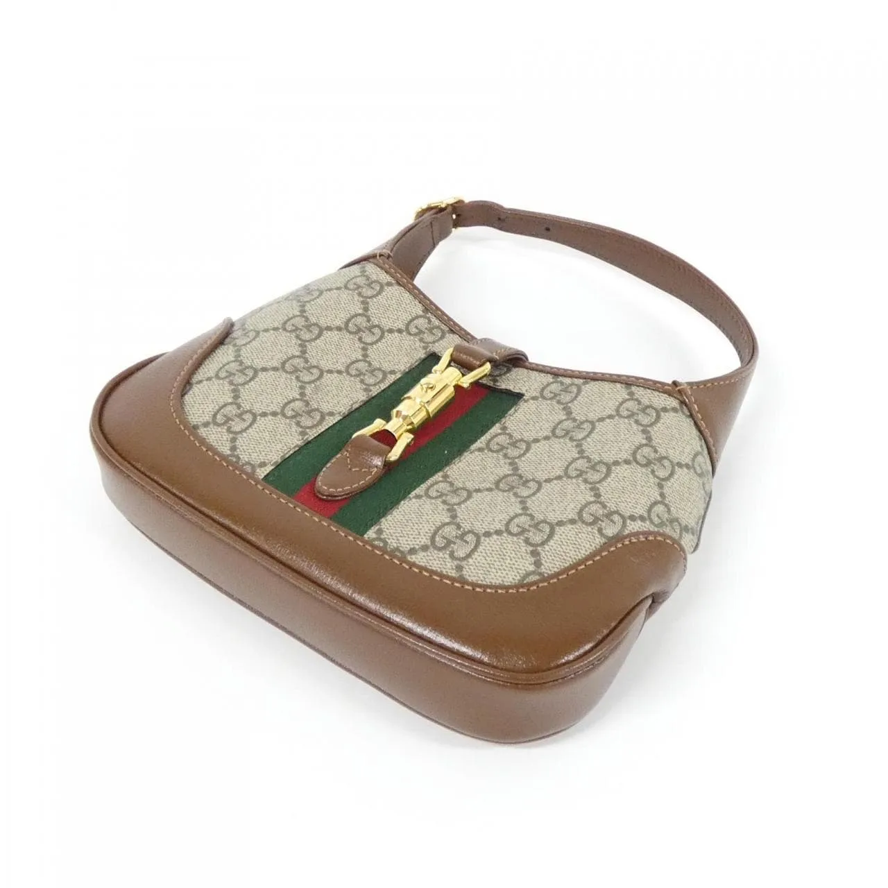 GUCCI Jackie 637092 HUHHG Handbag Canvas Black Canvas - Thumbnail 3