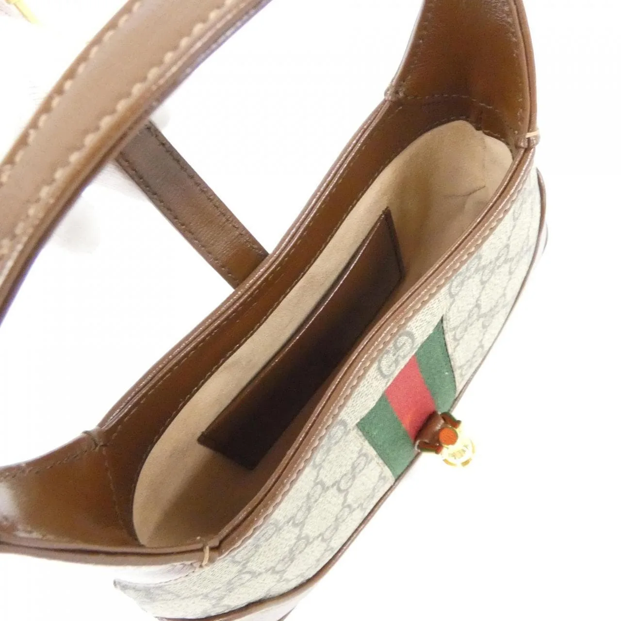 GUCCI Jackie 637092 HUHHG Handbag Canvas Black Canvas - Thumbnail 5