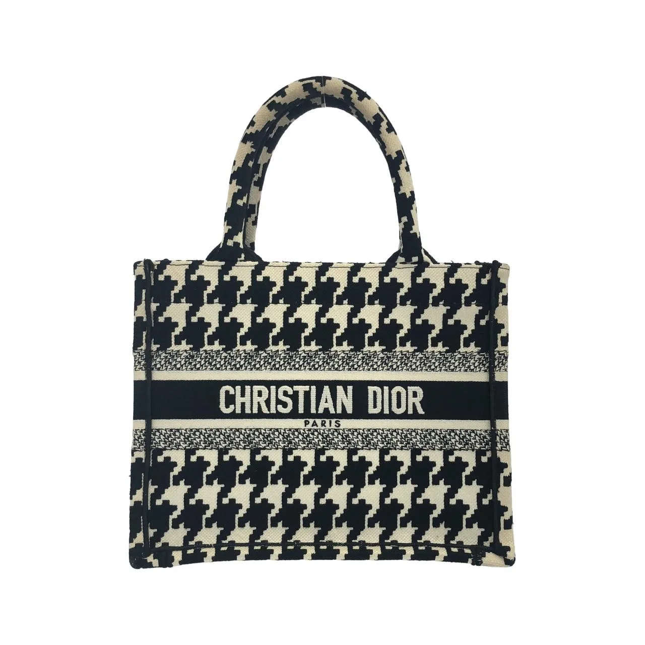 DIOR Book Tote M1265ZTQT Tote Canvas Black
