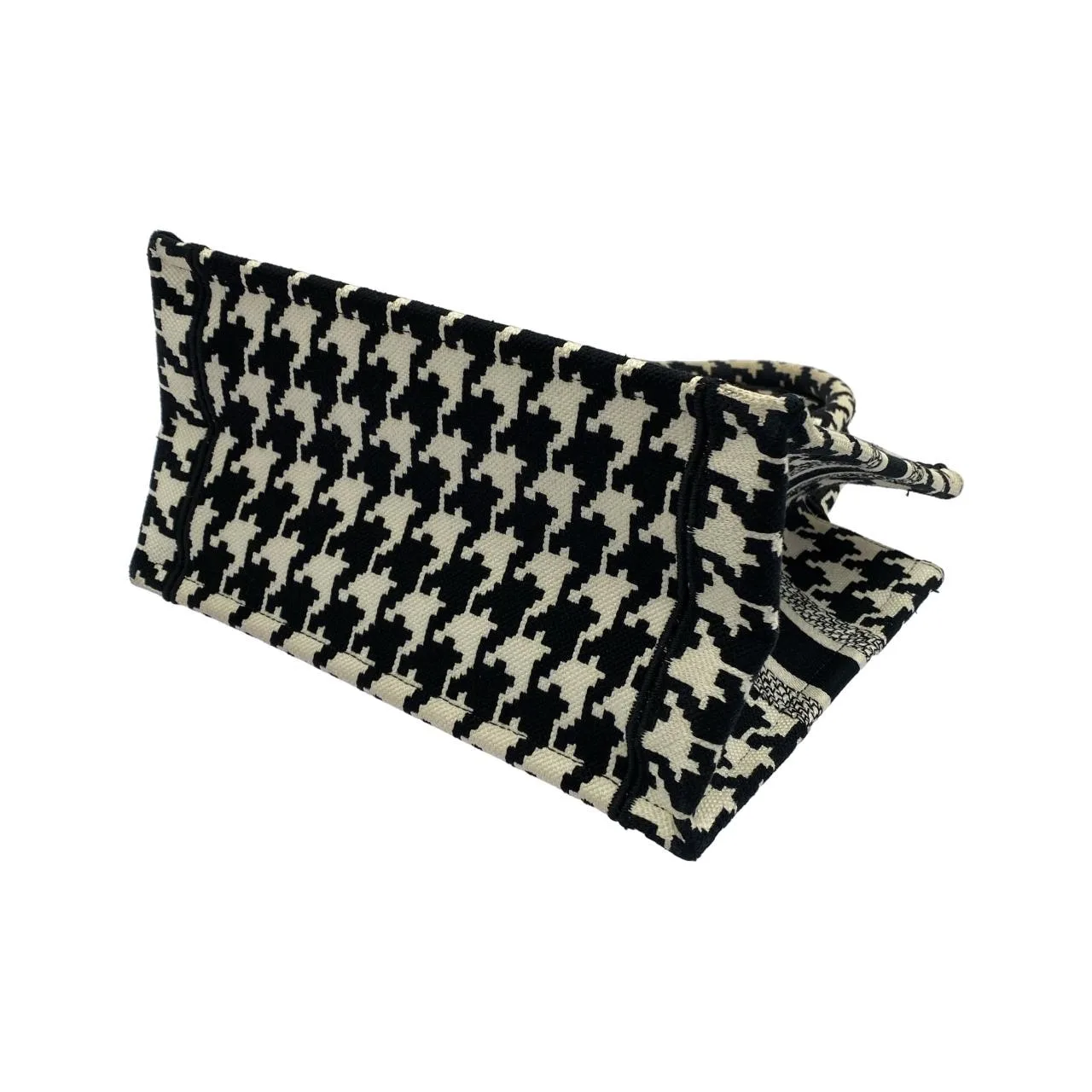 DIOR Book Tote M1265ZTQT Tote Canvas 黑色 帆布 中古品B - 縮圖 3