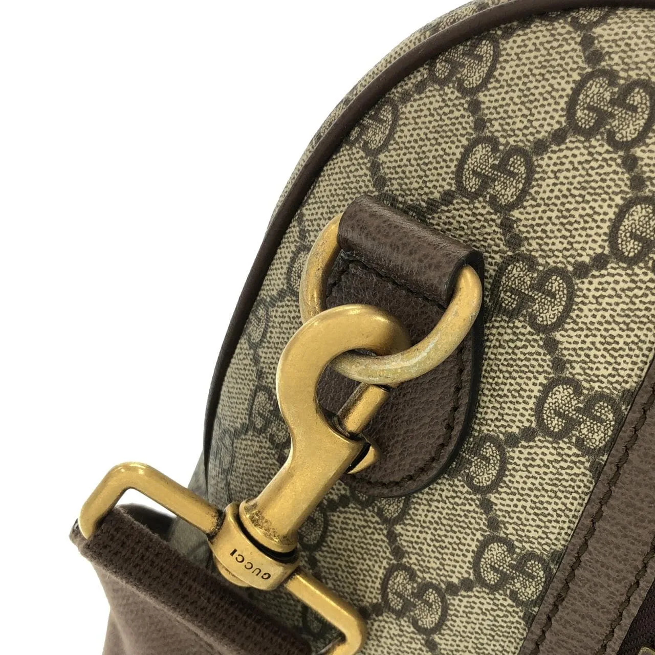 GUCCI Ophidia 547953 9C2ST Boston Canvas 黑色 帆布 中古品A - 縮圖 7