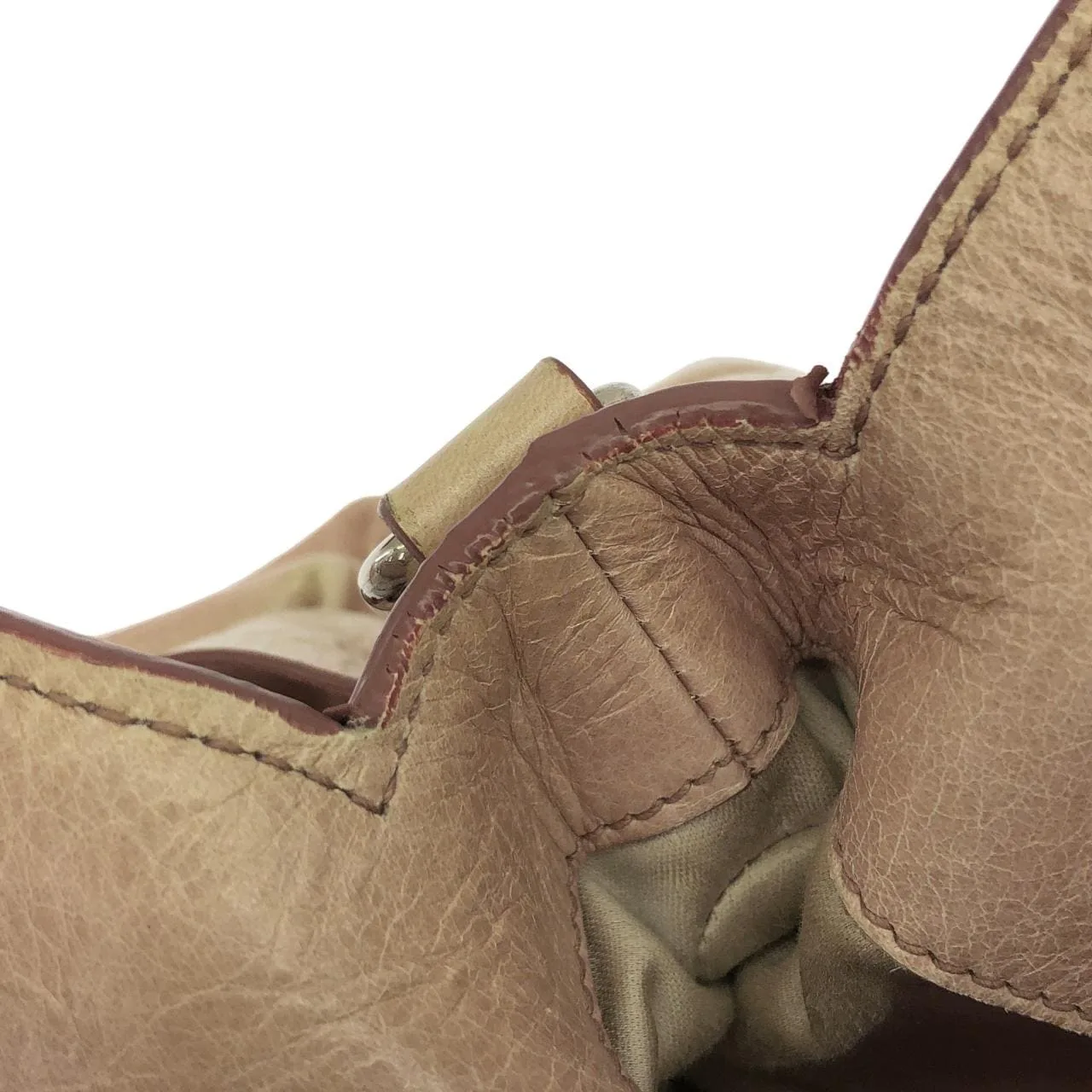 MIU MIU Handbag Leather Pink Leather - Thumbnail 9