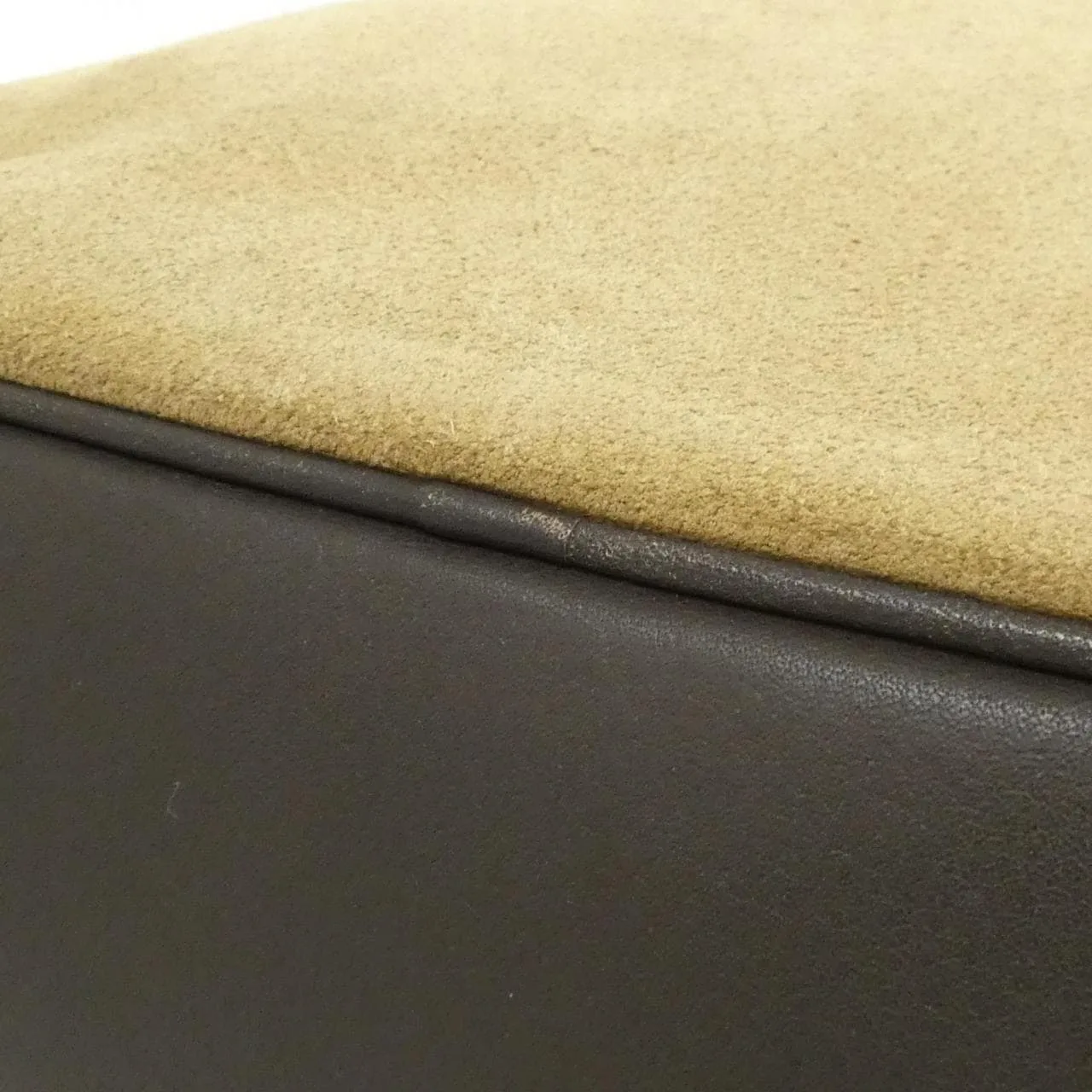 LOEWE Shoulder Leather Beige Leather Rank B - Thumbnail 4