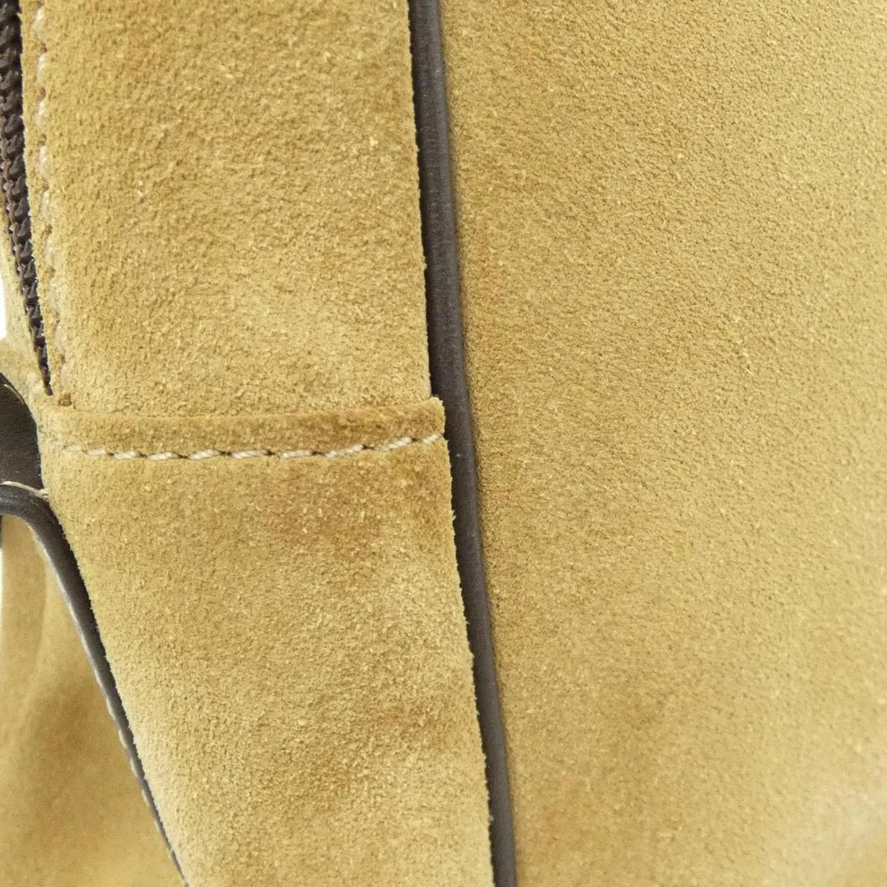 LOEWE Shoulder Leather Beige Leather Rank B - Thumbnail 7