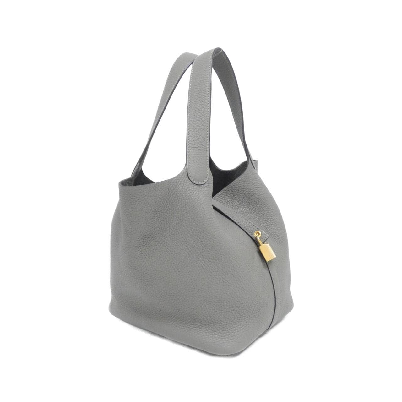 HERMES HERMÈS Picotin 060991CC Bag Clemence Black