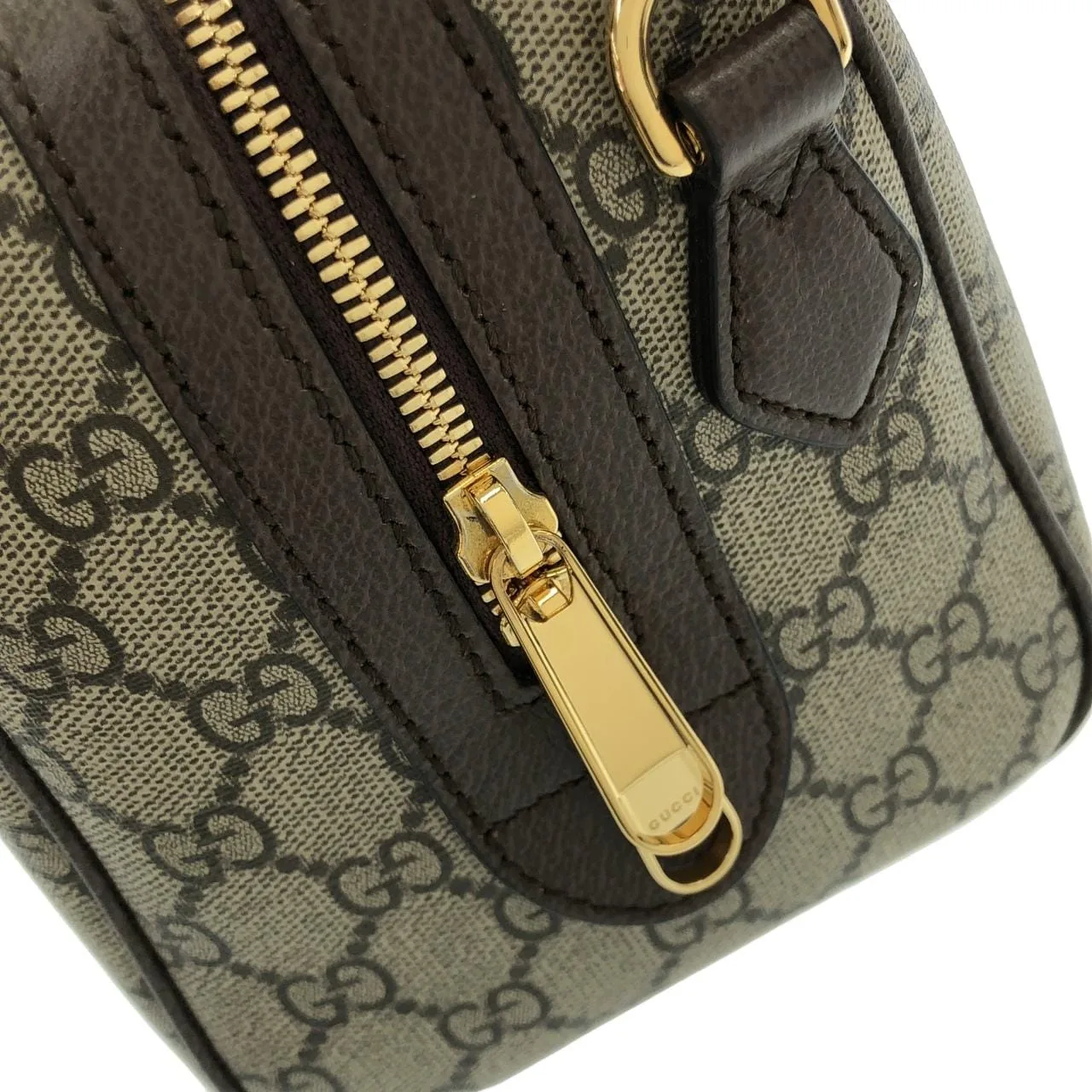 GUCCI 772061 96IWG Boston Canvas 黑色 帆布 中古品A - 縮圖 4